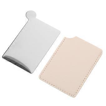 Silver Powder Foundation Palette Stainless Steel Mixing Palette for Makeup