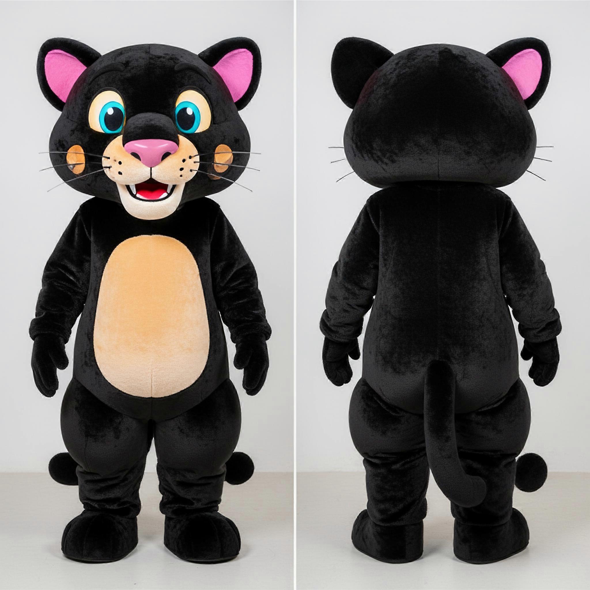 MASTICOT Ebony Sleek Puma Mascot