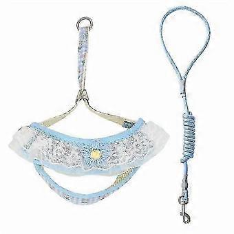 Corde de traction pour chien, corde pour promener un chiot, chaînes pour petit chien, style Teddy Bichon Bo, harnais de poitrine, gilet 25-26JJ