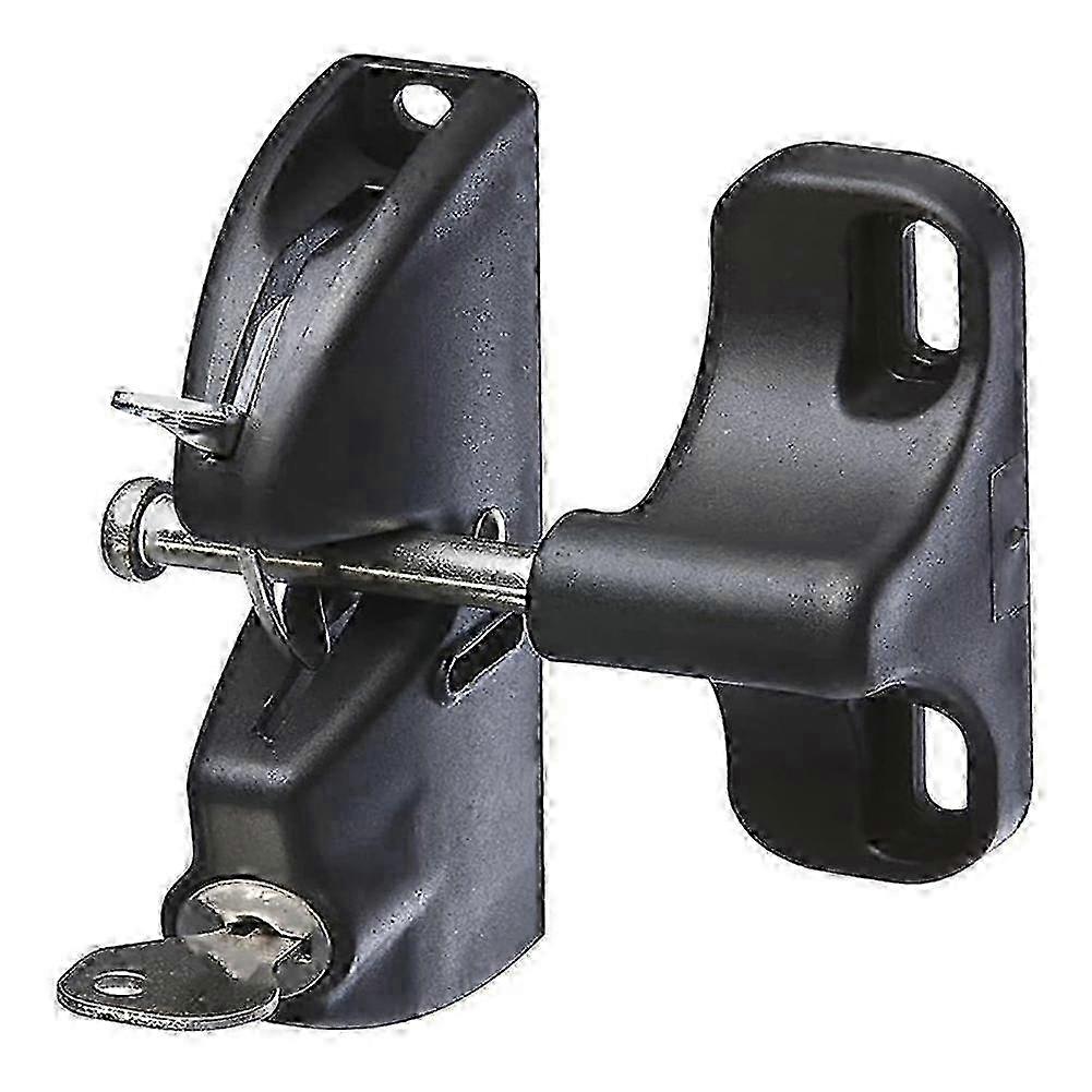 Double-Sided Key-Locking Gate Latch