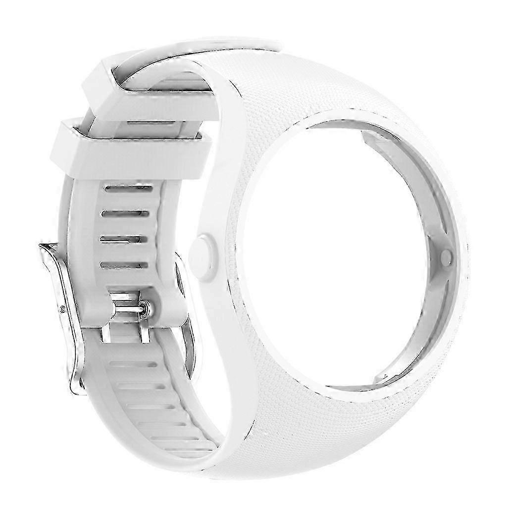 Replacement strap for Polar M200 - Soft silicone sweatproof white