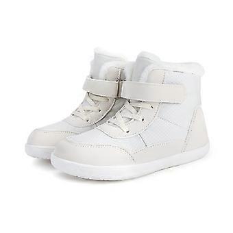 Girls' Plush-Lined Ankle Boots, Faux Fur Winter Snow Boots for Toddlers, Anti-Slip Soft Sole Cold-Proof Walking Boots