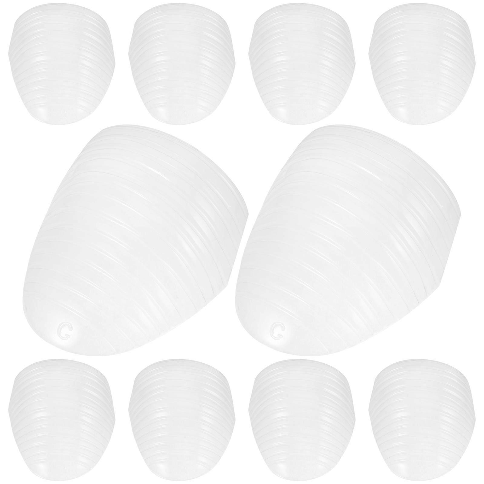 Transparent Plastic Baseball Cap Shaper for Hat Use 20Pcs Hat Support