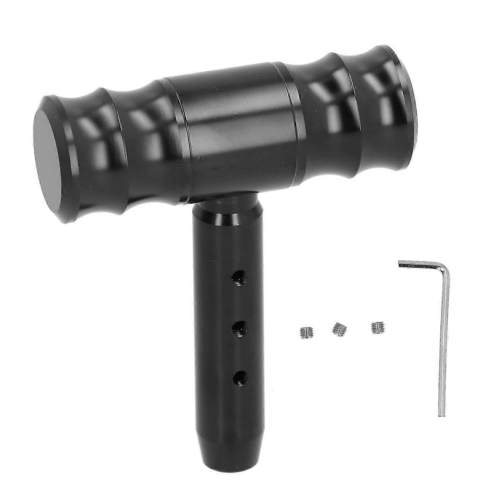 Black Universal Alloy Gear Shift Knob