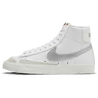 Nike Blazer Mid 77 White Silver Metallic Women's CZ1055-112