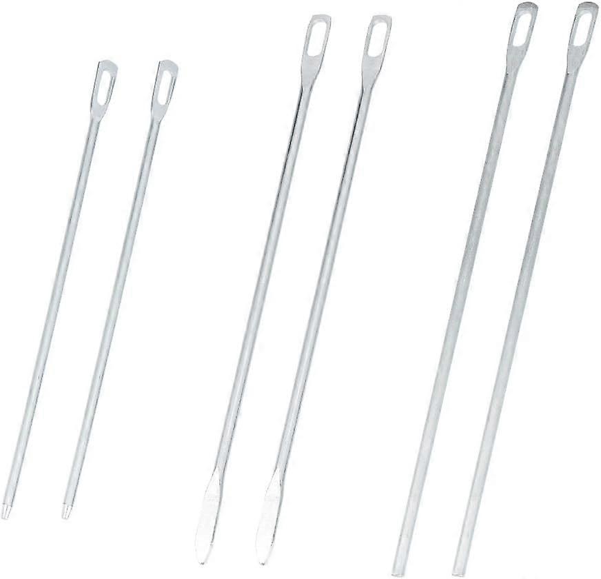 6 Pcs 3 Styles Metal Drawstring Threaders Quick Drawstring Replacement Tool Easy Threaders for Jackets Swim Trunks Pants Shorts