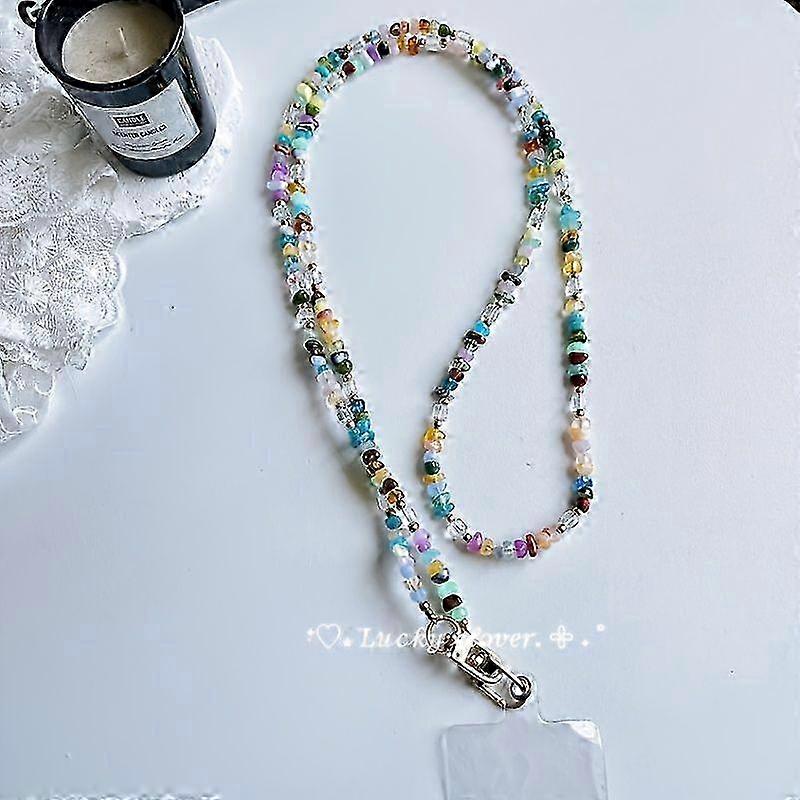Vibrant Beaded Phone & Camera Lanyard