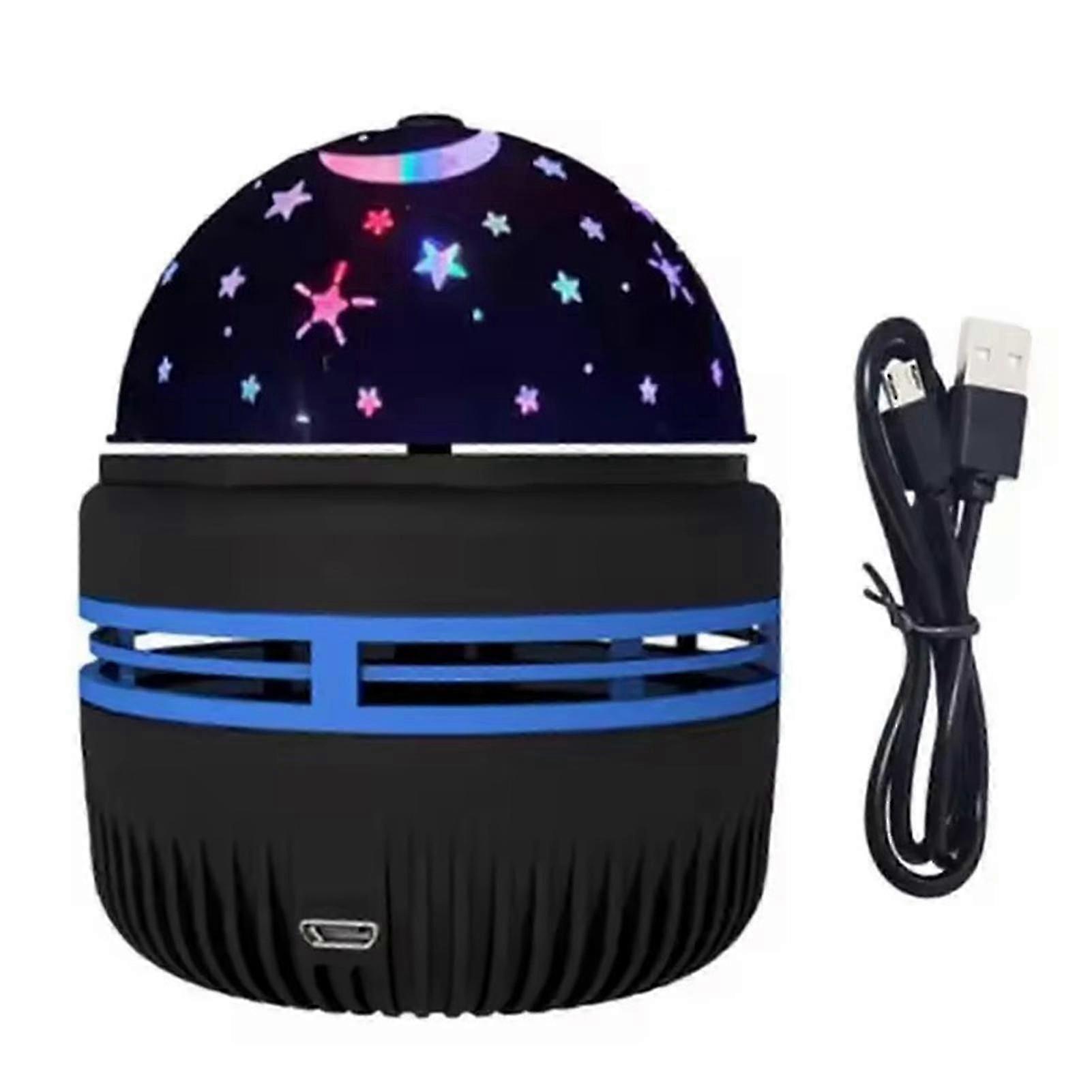 Star Moon Rotating Night Light Lamp