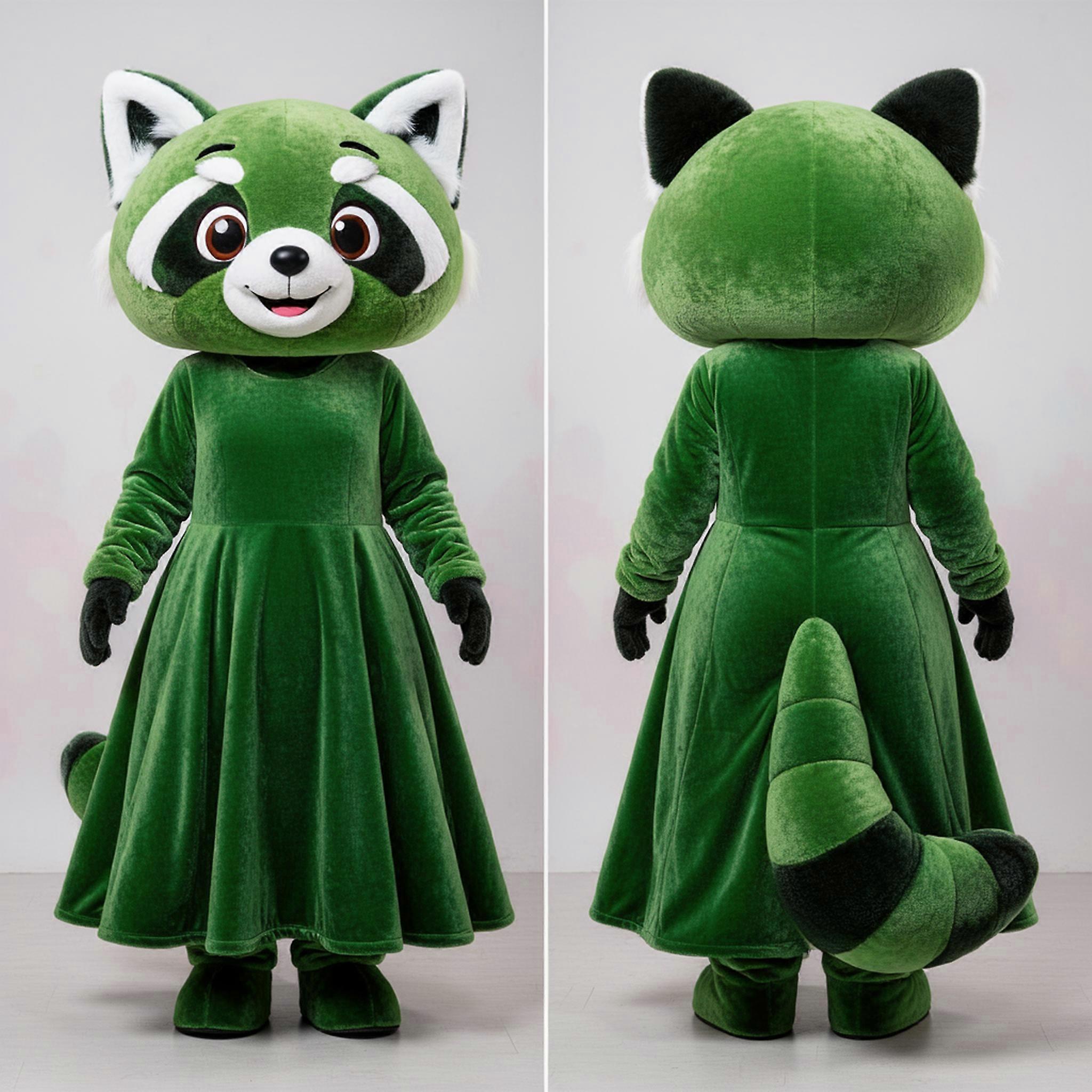 MASTICOT Velvet Red Panda Mascot