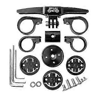 MUQZI TT Styrcomputermontering Cykel 22,2 mm 25,4 mm Hvile Styrcomputermonteringsadapter til Garmin Bryton Wahoo Sort COS Ax