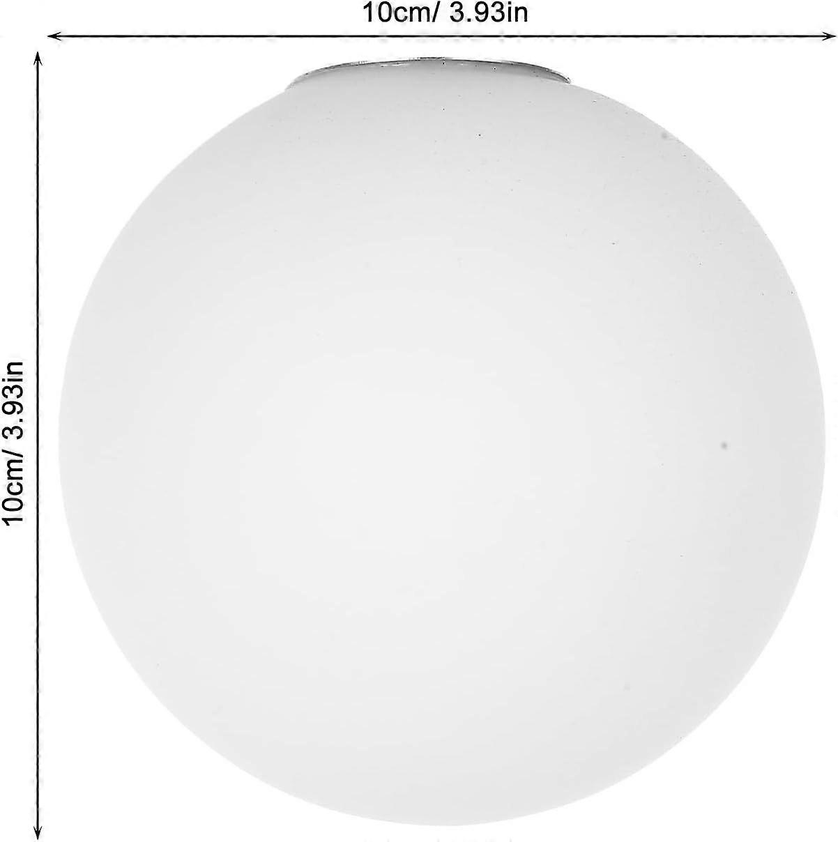 Glass Globe Lampshade Replacement, Round Sphere, E14 Compatible