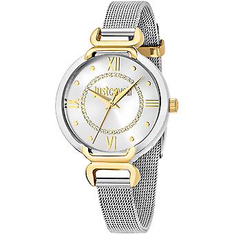 Nur Cavalli Haken j Quarz Analog Damenuhr mit R7253526502 Edelstahl Armband
