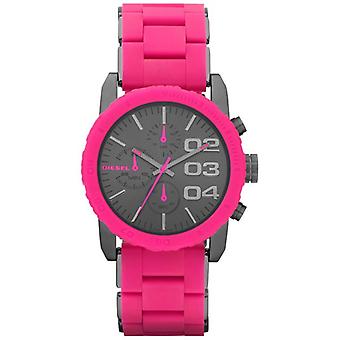 Diesel franchise Quartz Analog Woman Watch with DZ5362 Rubber Bracelet