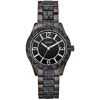Guess ladies f12 watch for Women Analog Quartz with stainless steel bracelet W0014L3