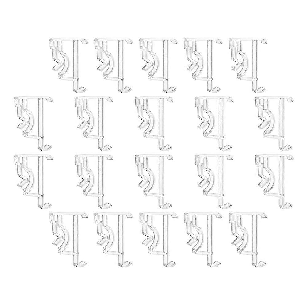 Replaceable Blind Clamps Plastic for Household Use 20Pcs Kit
