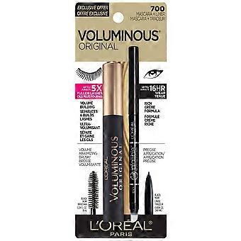 L'oréal Paris On-the-go Eye Kit Voluminous Original Mascara And Infallible Original Mechanical Eyeliner 2 Count