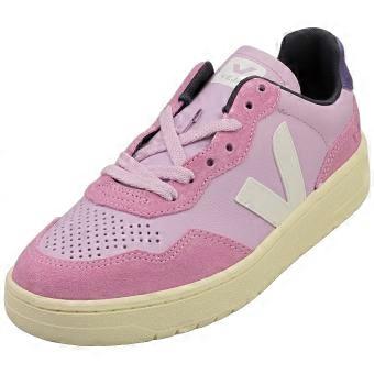 VEJA V-90 Ot Womens Fashion Trainers in Orchid White