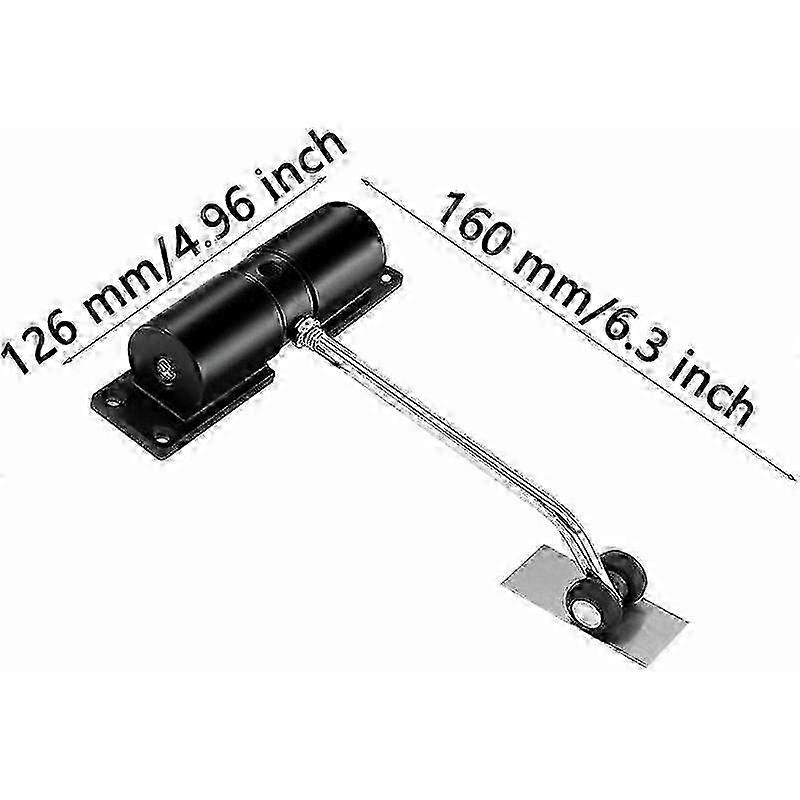 Internal Automatic Door Closer Spring Loaded Adjustable for Commercial Residential Use