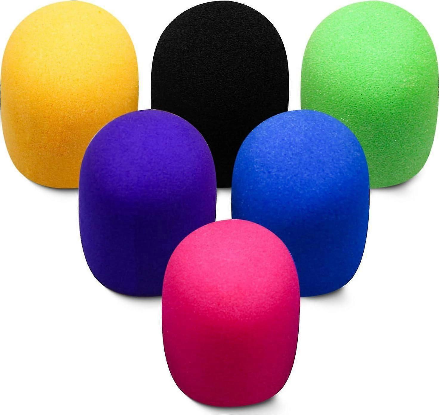 6-Pack Breathable Foam Mic Windscreen