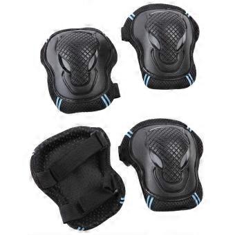 6pcs/set Skateboarden Beschermende Uitrusting Kniebeschermers Elleboogbeschermers Polsbeschermers Gear Set voor Skateboarden Rolschaatsen Fietsen Scooter