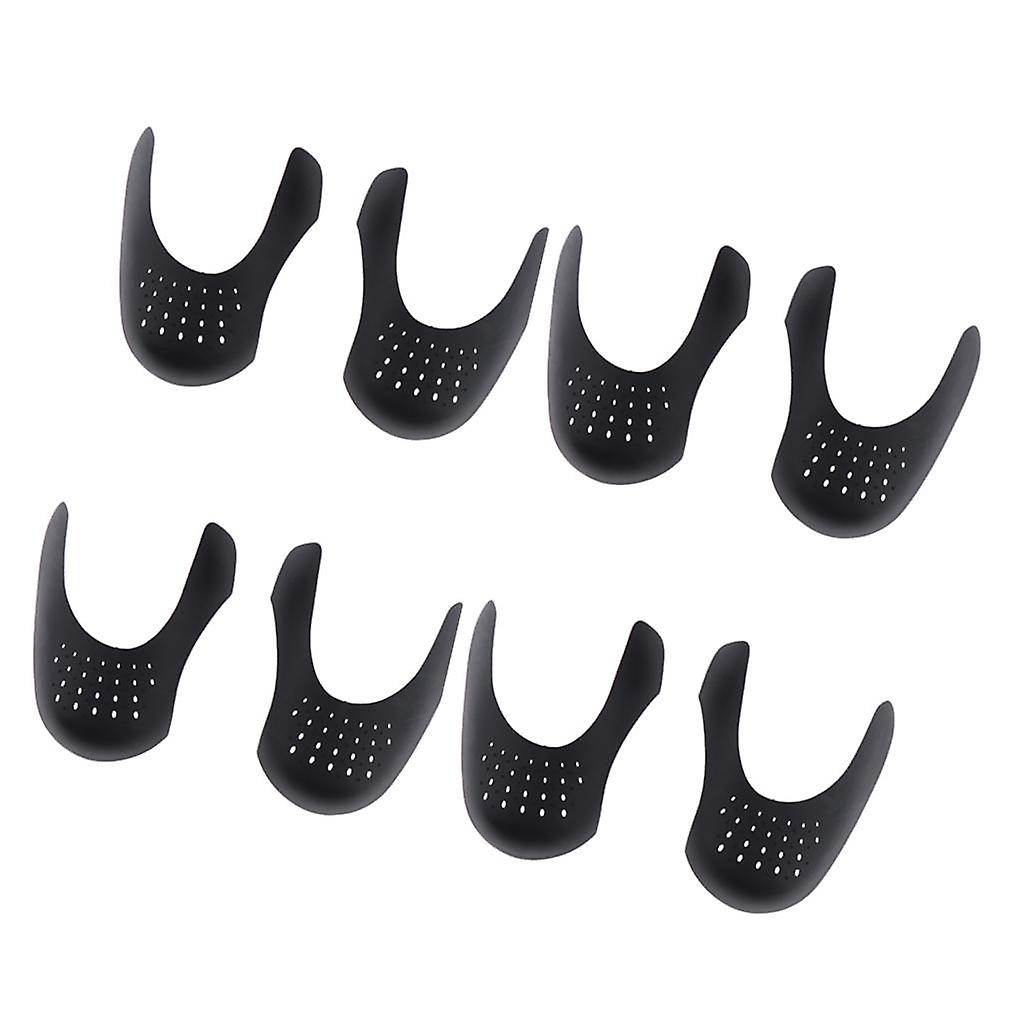 4 Pairs Black  Protector Toe Box Decreaser Insert Anti