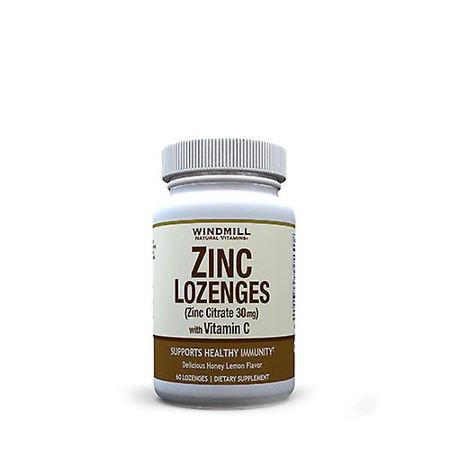 Windmill Health Zink Lutschtabletten mit Vitamin C Honig Zitrone, 60 Lutschtabletten (1er Packung)