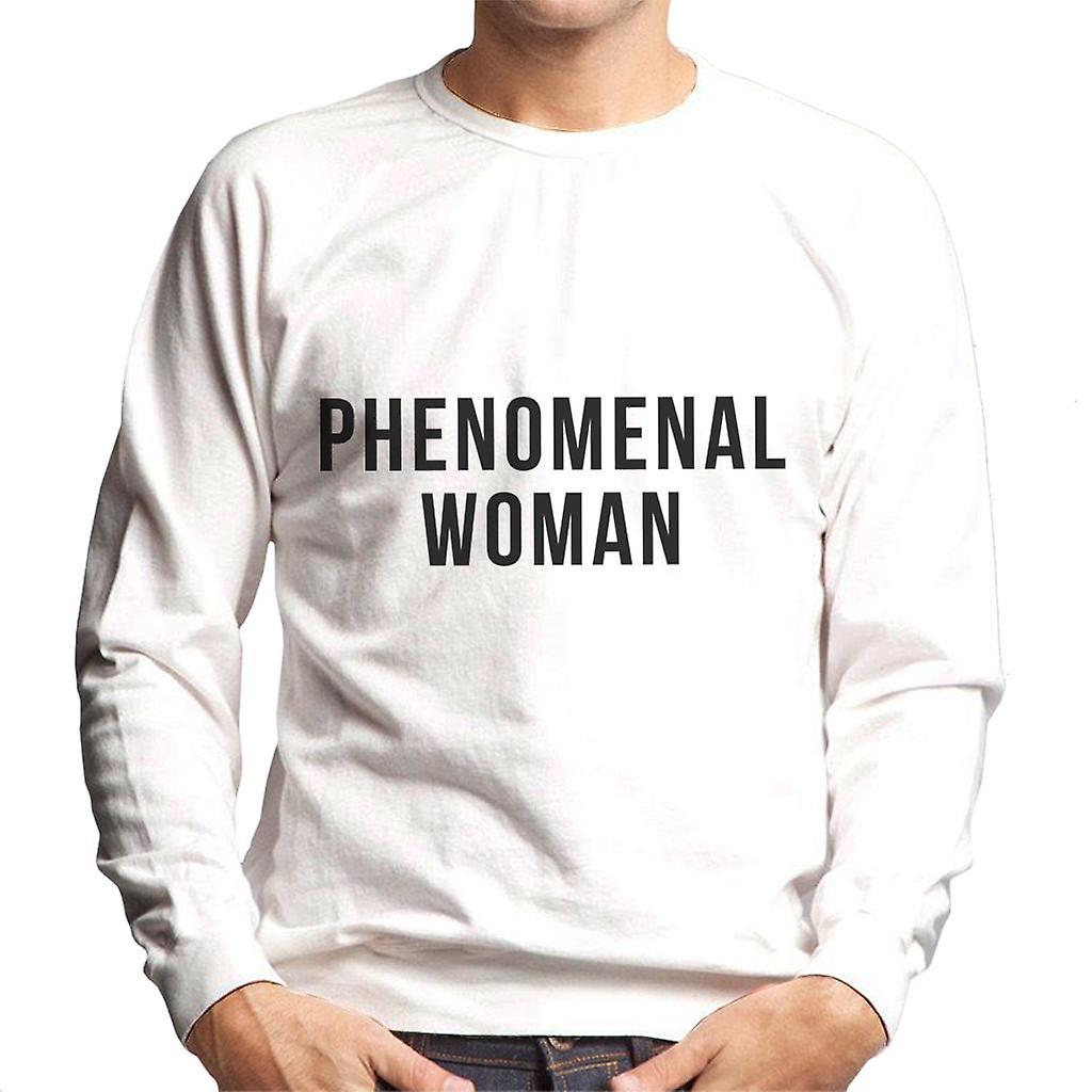 Felpa donna fenomenale Slogan maschile