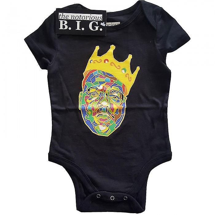 Biggie Smalls Baby Crown Babygrow
