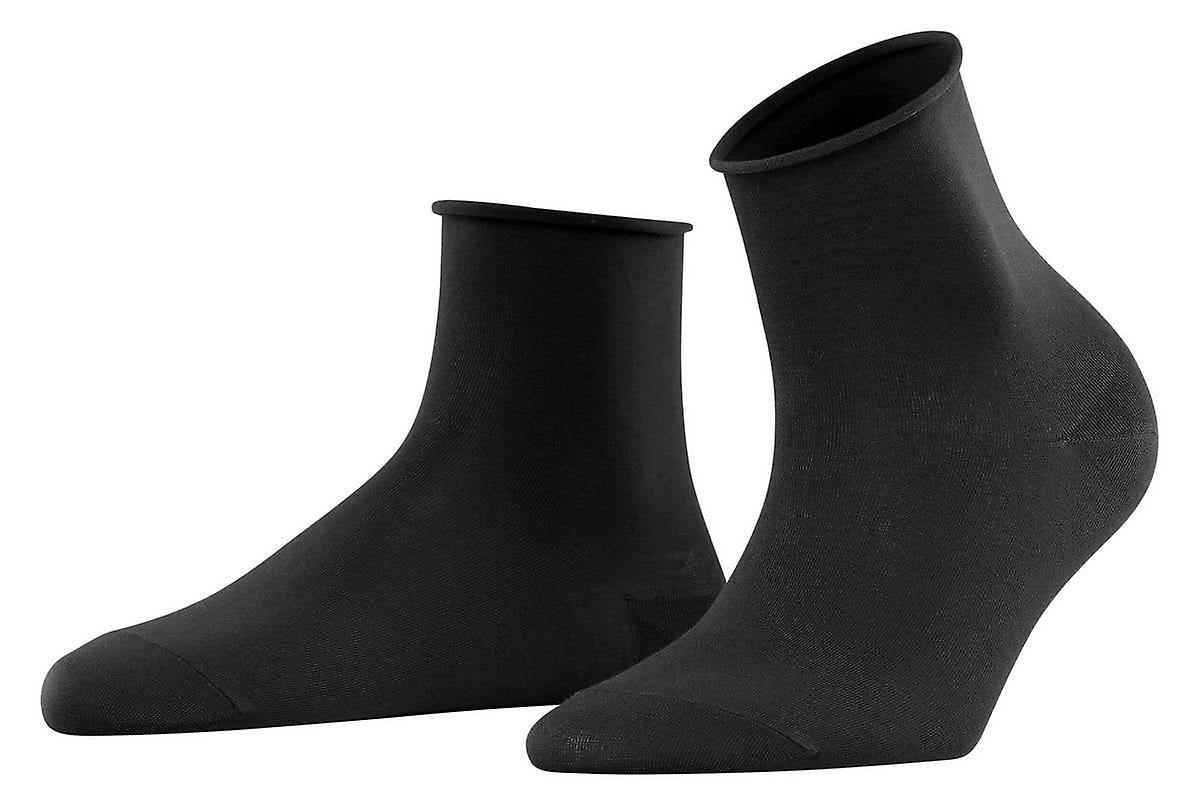 Falke Cotton Touch Short Socks - Black