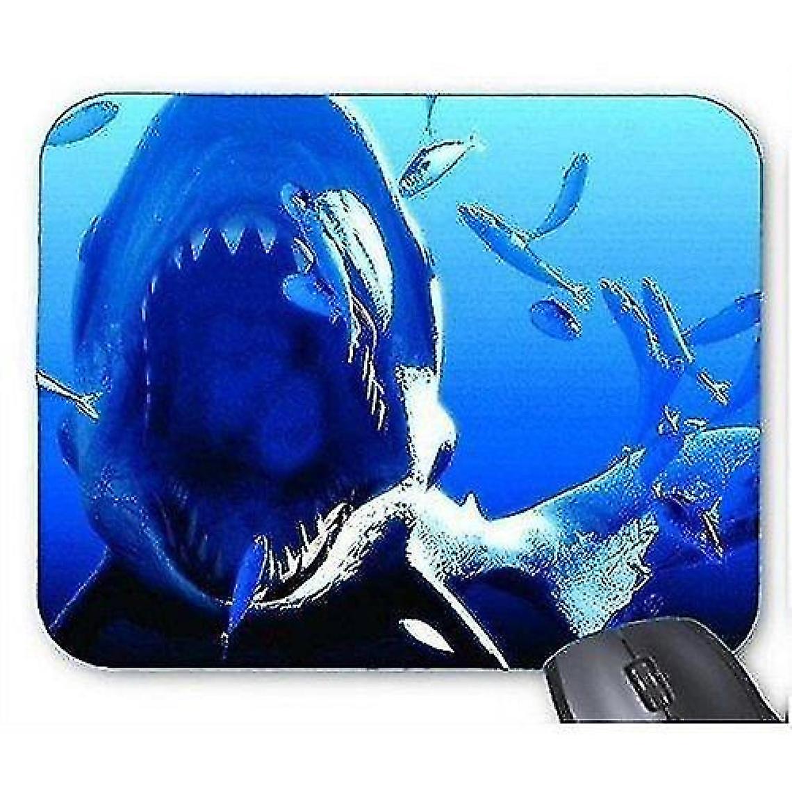 (220x180x3) Yanteng Mousepad Shark Open Bouth Hugning Moment Mouse Pads Mouse Pads