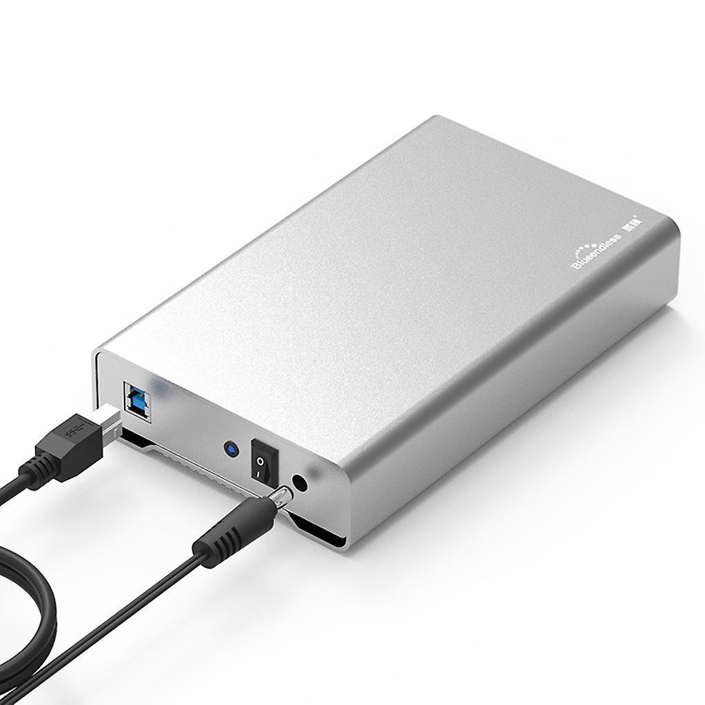 Blueendless 3,5 tommer USB 3.0 Type C til USB A / Type C HDD boks 3,5 '' SATA harddisk