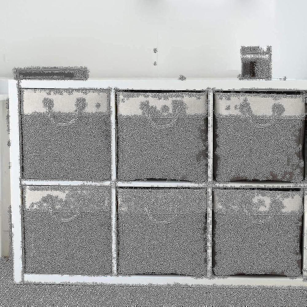 Small Storage Box Imitation Fabric Storage Square With Handles For Closets, Shelves, Clothes, Toys