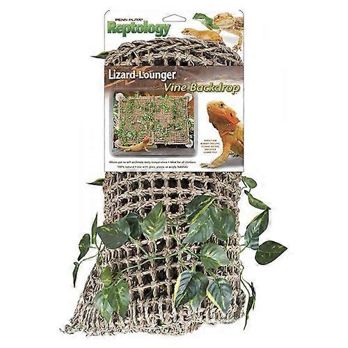 Penn Plax Reptology Lizard-Lounger Vine Backdrop, 1 Pack (Pack of 1)