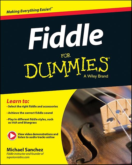 Fiddle For Dummies του Michael John Sanchez Paperback Book