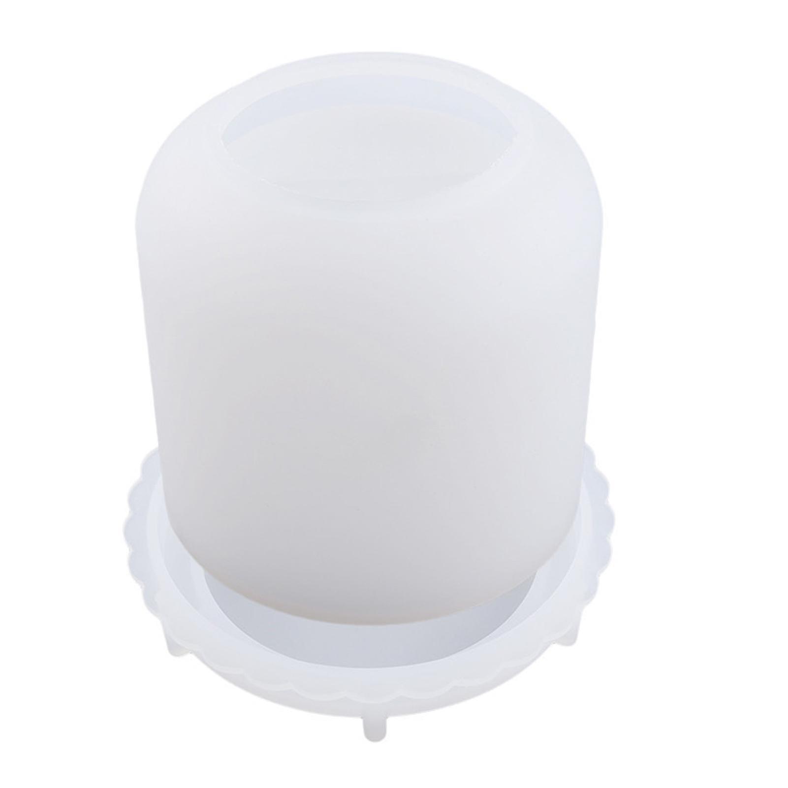 Epoxy Mold Easy Demoulding Clear Texture Reusable Round Stable Molding Diy Great Tenacity Cut Surface Storage Box Mold For Making Crafts