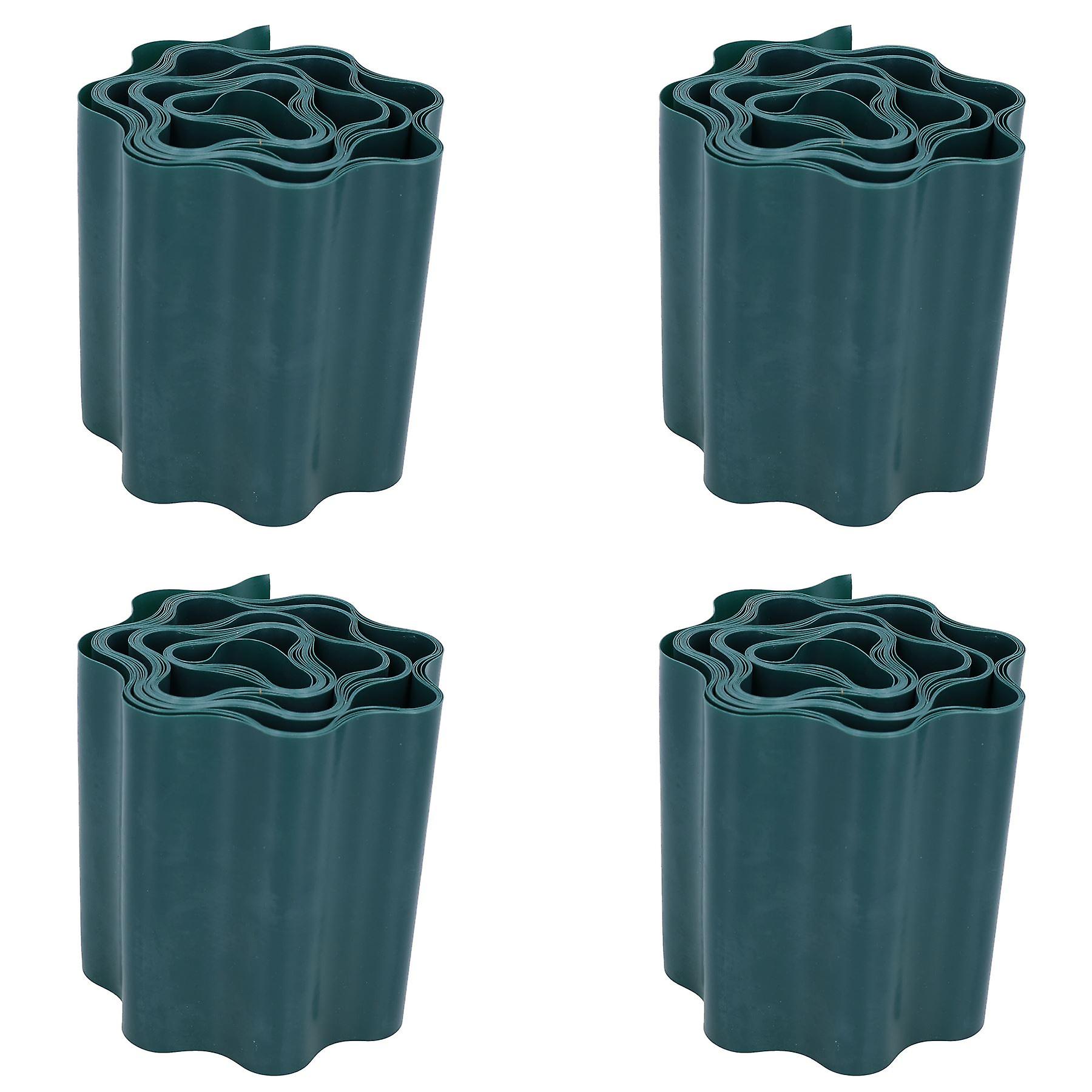 Garden Grass Lawn Border Edging Flexible Plastic Roll Path 24m (80 feet) x 12cm