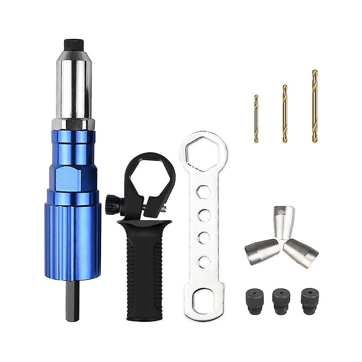 Electric Rivets Tool Rivets Nut Tool Drill Adapter Cordless Riveting Tool Conversion Connector Inse