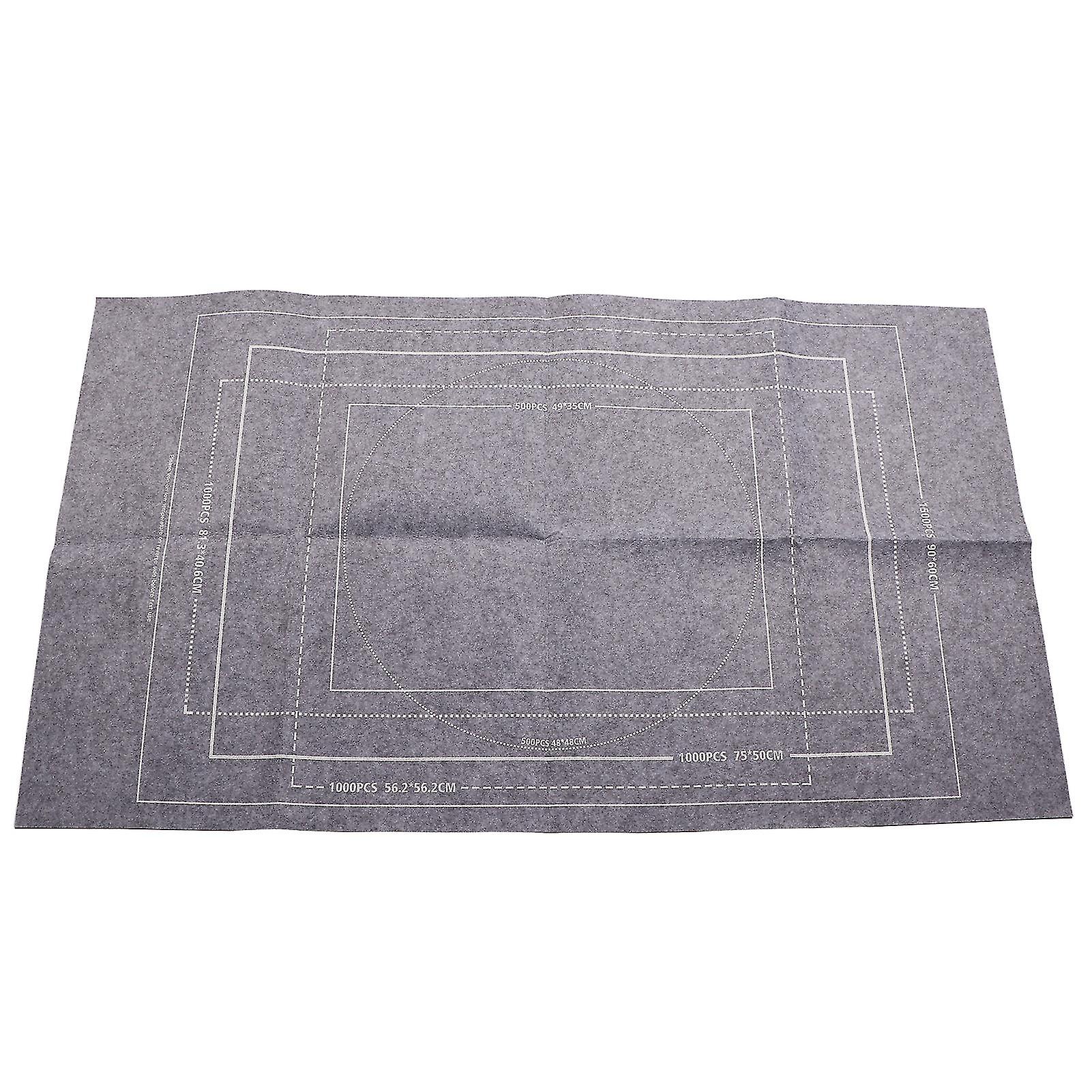 Roll-up Puzzle Mat, Felt Storage Mat, Puzzle Blanket, Grey