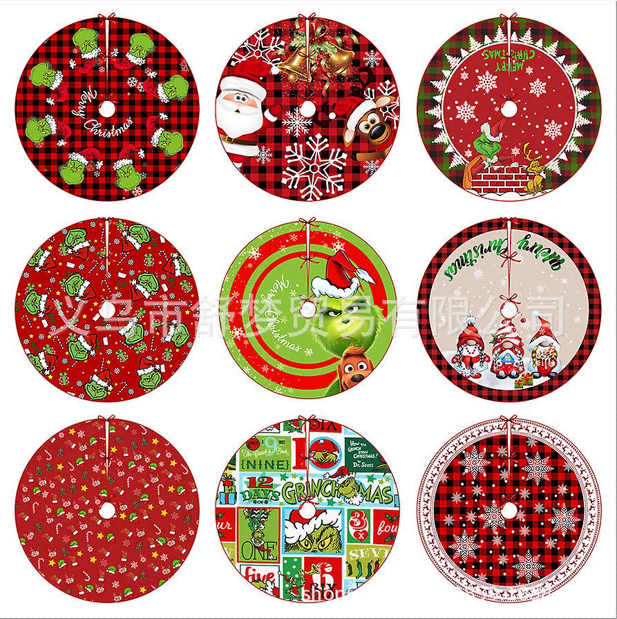 Christmas Gift Xmas Digital Printing -tree Skirt Party