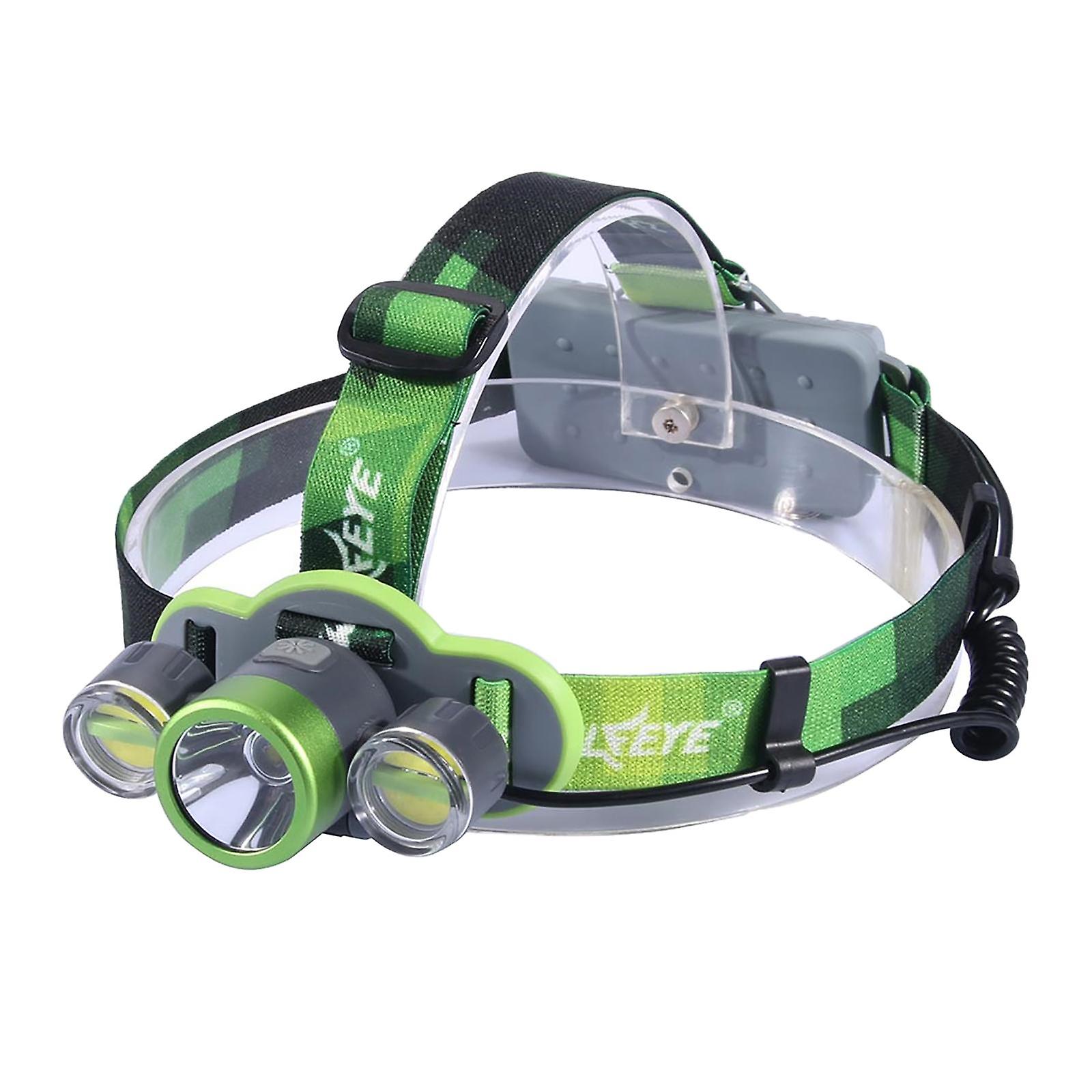 COB LED Headlamp Head Light Hunting Riding Waterproof Camping Lantern Torch