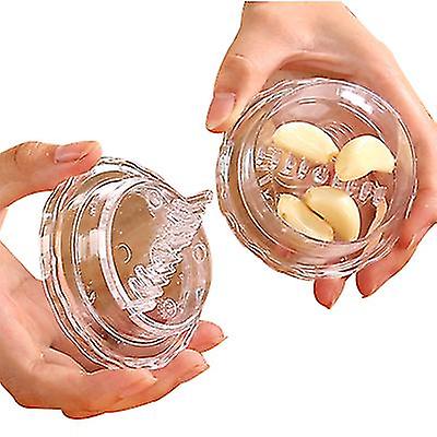 Transparent Garlic Presses Garlic Ginger Peeler Function Kitchen Tools Zf0188