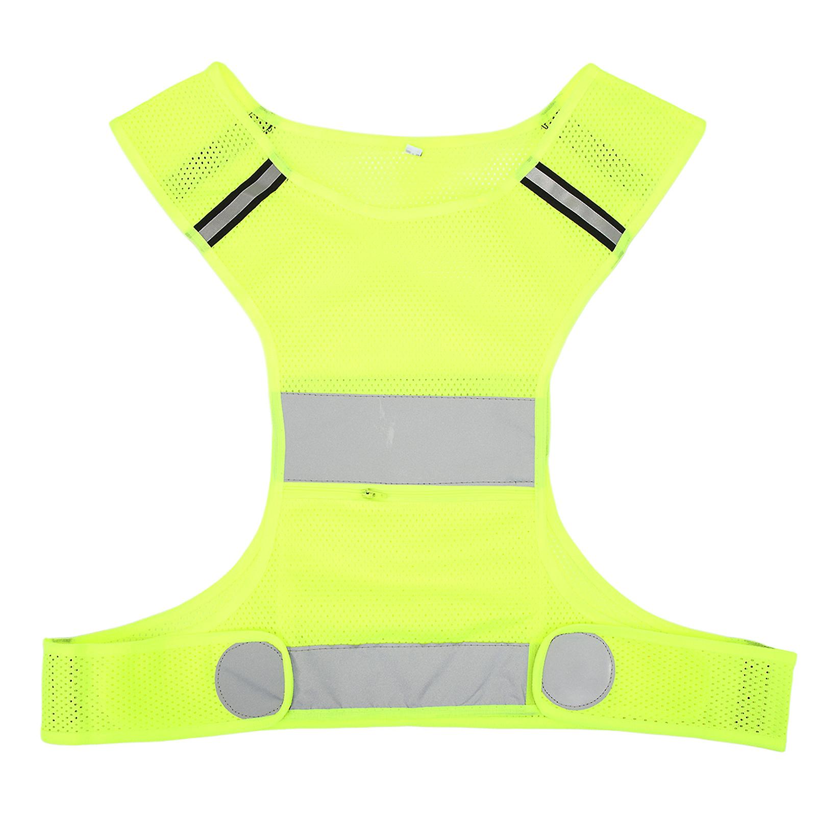 Reflective Vest High Visibility Breathable Quick Drying Safety Vest for Running Working