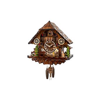 Engstler - 4411 - Cuckoo Clock - 1-Day Chain Hoist - Walnut