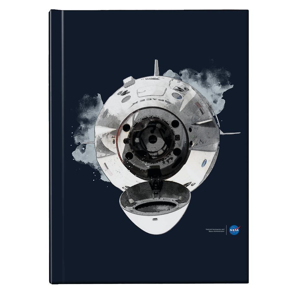 NASA SpaceX Dragon Capsule Docking Hardback Journal