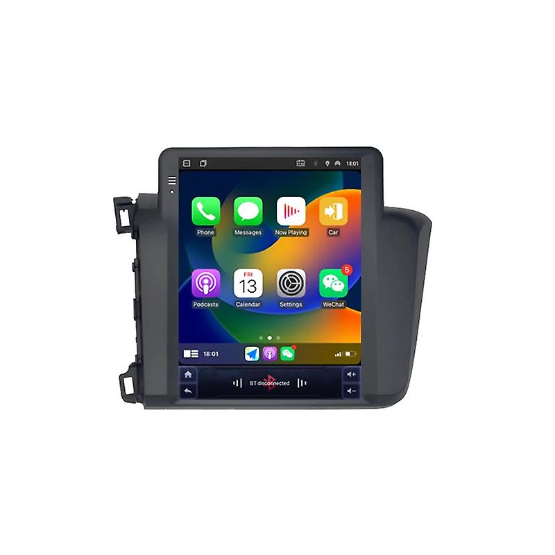 Car Radio Multimedia For Honda Civic 2012-2015 Video Player Android Auto Carplay Tesla Style 2din