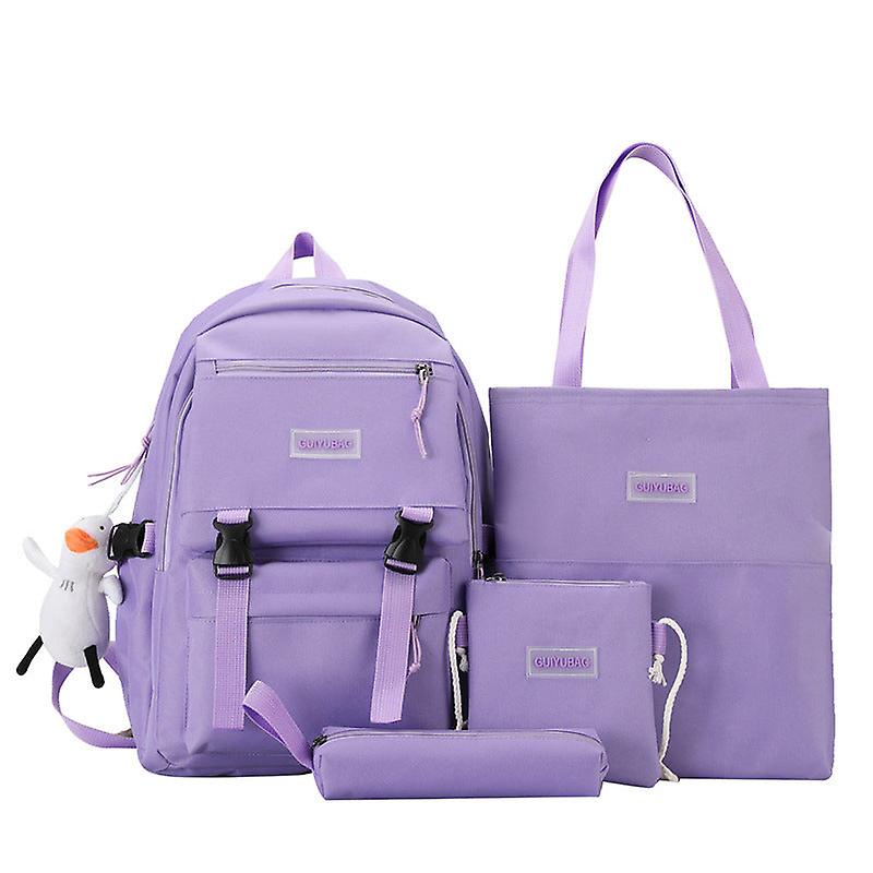 أطفال حقيبة ظهر للأطفال الصغار حقيبة مدرسية مجموعات مباراة بلون خالص حرم طلاب المدرسة الإعدادية