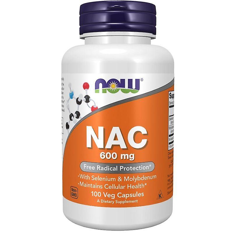 NOW Foods NAC with Selenium & Molybdenum 600mg Capsules 100