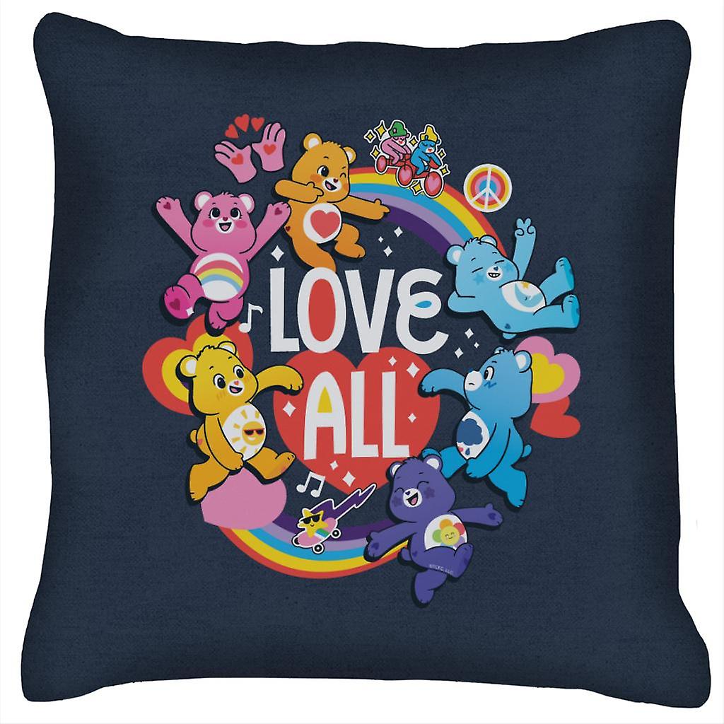 Care Bears Unlock The Magic Love All White Text Cushion