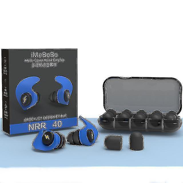 Noise Cancelling Earplugs For Sleep 6 Pairs Of Reusable Silicone + Foam Earplugs Perfect For Sleep W