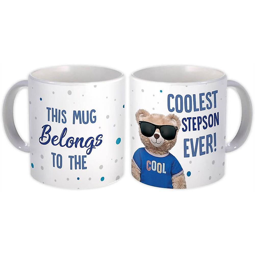Gift Mug: Coolest STEPSON Ever Bear Best